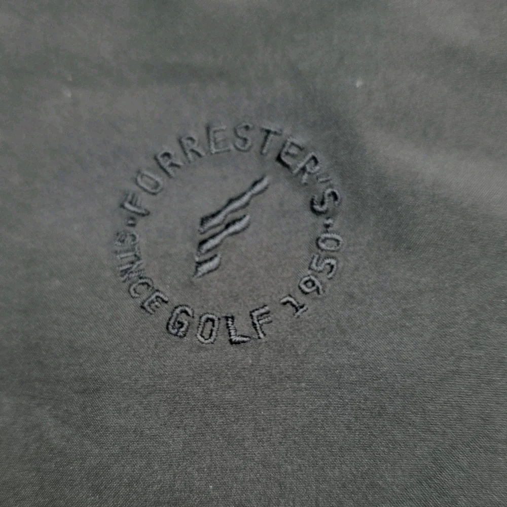 Forrester's Golf GORE-TEX Windproof Lightweight Black Men's Jacket Size L